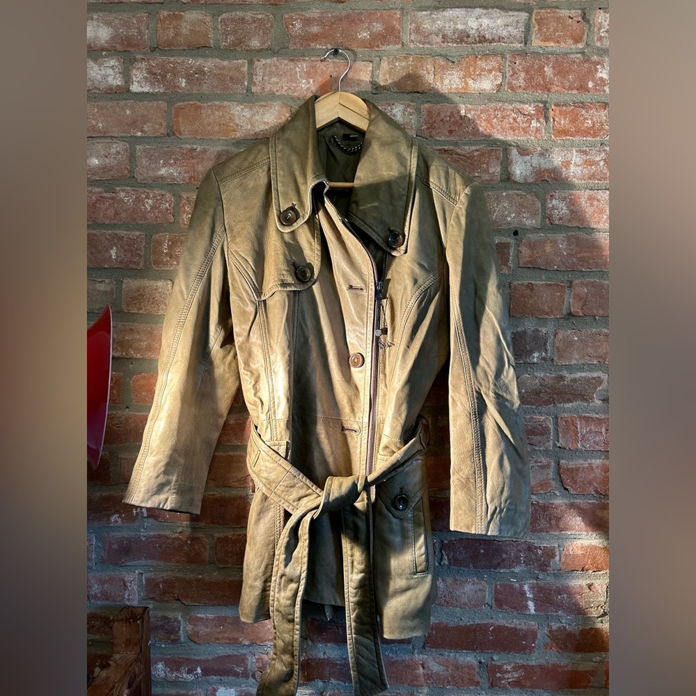 BOD & CHRISTENSEN LEATHER COAT 🧥